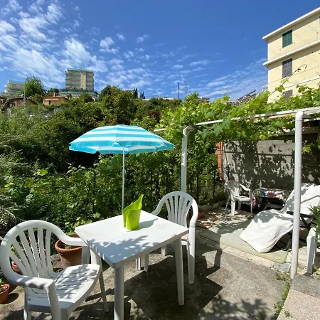 Giardino. Bilocale Grande A 800 M Dal Mare. 4 Posti Letto. * Sanremo